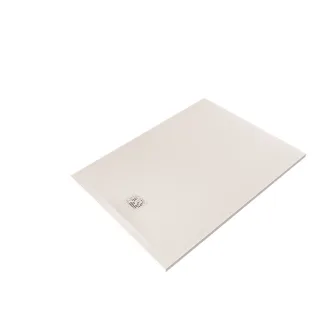 KLUDI-TERRA Duschwanne 100 x 140 H3 cm Abflussabdeckung inklusive Mattweiß 08DW1653