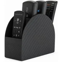 Alpha Electronics Organizer Fernbedienung Halter Moderner Remote Control Ständer (Sparangebot, 1 St., für Couchtisch & Sideboard), Elegante Aufbewahrung für Fernbedienungen in Schwarz & Weiß