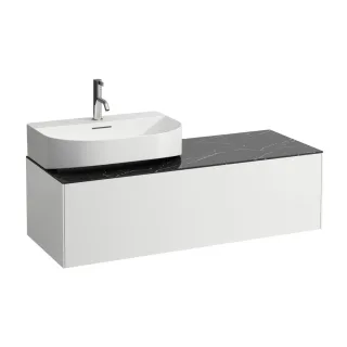 LAUFEN Waschtischunterschrank Sonar 457x1177x341 Aus li, 1Schubl H816341/2 we ma? m. H4054520341431