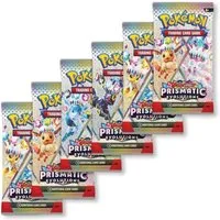 AMIGO Sammelkarte Pokemon Prismatic Evolutions Einzelbooster Englisch 1x Booster 8.5 EN