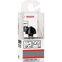 PRO Wood Hohlkehlfräser, Ø 20mm, Radius 10mm Schaft Ø 8mm, zweischneidig
