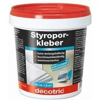 decotric® Dispersionskleber Decotric Styroporkleber 1 kg