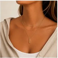 XCOAST Edelstahlkette XCOAST Damen-Halskette aus Edelstahl (inkl. Etui, elegant, schlicht & vielseitig kombinierbar), Perfekte Geschenkidee