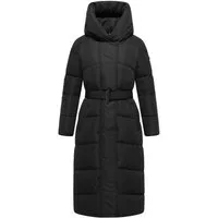 Navahoo Steppmantel Eisblick 14 Gesteppter Damen Mantel mit Taillengürtel