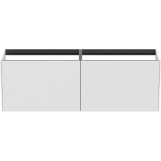 Ideal Standard Conca Waschtisch-Unterschrank T3996Y1 ohne Waschtischplatte, 2 Auszüge, 160 x 37 x 54 cm, Weiß matt lackiert