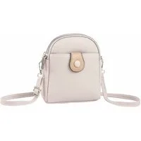 ITALYSHOP24 Schultertasche Damen Tasche Minibag Umhängetasche Geldbörse Handytasche Crossover, Brusttasche Bodybag Crossbody Hüfttasche Clutch leicht Gewicht