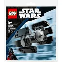 30727 Star Wars TIE Advanced Mini-Modell, Konstruktionsspielzeug Polybag