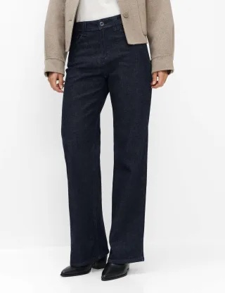 Brax Damen Five-Pocket-Hose Style MAINE CLEAN RAW BLUE, denim dunkelblau, Gr. 44K