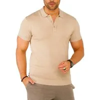 SOULSTAR Poloshirt S2PRELY Herren Basic Kurzarm Knit Polo Hemd Feinstrick