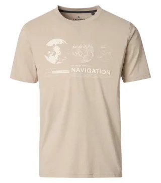 CASAMODA - T-Shirt beige - Gr. - XXL