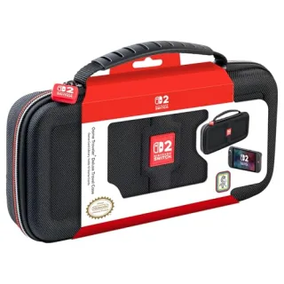 RDS ? Offiziell lizenzierte Nintendo Switch 2 Nintendo Switch OLED & Nintendo Switch Systems Game Traveler Deluxe Hülle ? Platz für 12 Spielkarten & microSD-Karten-Hülle für 2 Stück & jeweils 2