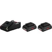 Starter-Set 18V (2x ProCORE 18V 4.0Ah + GAL 18V-40 Professional), Ladegerät schwarz, 2x Akku + Ladegerät, AMPShare Alliance
