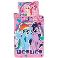 My Little Pony Kinderbettwäsche Besties, Renforcé, 2 teilig