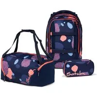 Satch Schulrucksack Pack (3tlg, inkl. Schlamperbox und Sporttasche)