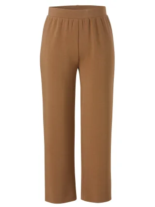 VIA APPIA DUE - Hose lang weites Bein camel - Gr. - 46