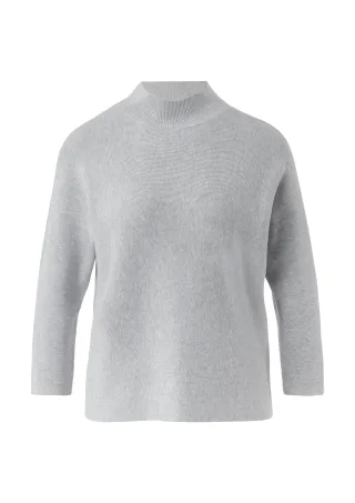comma - Strickpullover grau - Gr. - 34