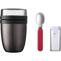 Mepal Lunchbox Thermo Lunchpot Ellipse Plus, Essensbehälter für unterwegs, 500 ml, faltbarer Löffel, hält warm und kalt