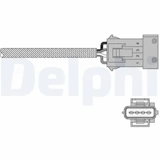 Delphi Lambdasonde Citroen Peugeot ES20258-12B1