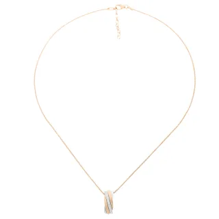 Orphelia 'Joline' Damen-Kette mit Anhänger aus 925er Sterlingsilber, Silber/Rosé, ZH-7118