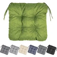 Garronda Bankauflage 40x40 cm dick, wasserabweisend, Sitzauflage mit Bändern GD-0221, (1 St), Hypoallergen, UV-beständig, Wasserbeständig