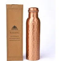 LuxusKollektion Trinkflasche Wasserflasche aus gehämmertem Kupfer 34 oz