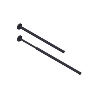 Giese Handtuchhalter 90112-14 ausziehbar, Länge 495 - 680 mm, schwarz matt