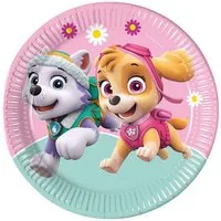 Procos Pappteller Pappteller Paw Patrol Skye and Ever 8Stk./23cm FSC