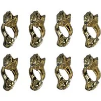 Liedeco Dekoklammer, Gardinenstangen, (Packung, 8-St), für Gardinenstangen Ø 12 mm