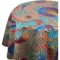 DecoHomeTextil Heimtextilmanufaktur Tischdecke Wachstuch Wachstischdecke Gartentischdecke gefaltet