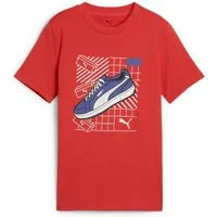 PUMA T-Shirt GRAPHICS TEE IV B Regular Fit, Rundhalsausschnitt, Kurzarm, für Jugendliche