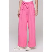 SOCCX Leinenhose mit aufgesetzten Taschen vorne