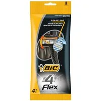 BIC Einwegrasierer 4 Flex, 4-tlg., 4 bewegliche Klingen