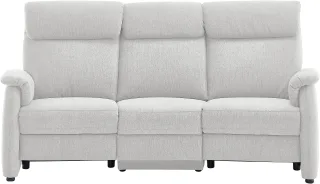 Home affaire 3-Sitzer "Turin Sofa mit elektrischer Relaxfunktion, Breite 226 cm" inkl. Tisch, USB & Steckdose, Federkern & pflegeleichtem Bezug