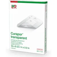 Lohmann & Rauscher GmbH & Co.KG Wundpflaster L&R Curapor transparent Wundverband steril 10 x 8