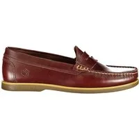 LUMBERJACK Pantolette Klassische Herren Bootsschuhe in Braun mit