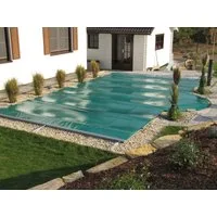 KWAD Pool-Abdeckplane mit Aluminium-Querstreben verstärkt für Pools der Größe 6,0 x 3,0 m, in verschiedenen Farben