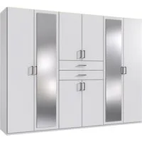 Wimex Kleiderschrank Diver Drehtürenschrank mit Spiegel, 180, 225 o. 270cm breit Bestseller Schlafzimmerschrank wahlweise 3 Innenausstattungen