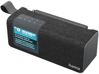 HAMA Digitalradio DR200BT, FM/DAB/DAB+/Bluetooth/Akkubetrieb/schwarz