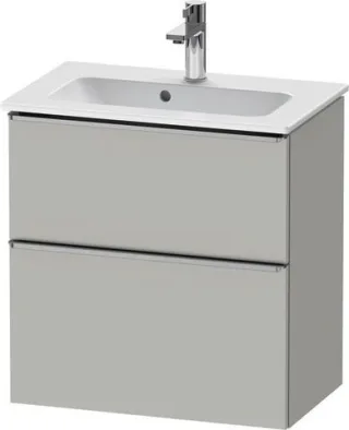 Duravit D-Neo Waschtischunterbau wandhängend Betongrau Matt 610x372x625 mm - DE4368070070000 DE4368070070000