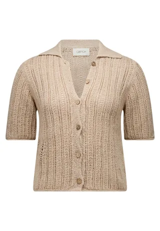 CARTOON - Sommer-Strickjacke Pearl Vanila - Gr. - 44