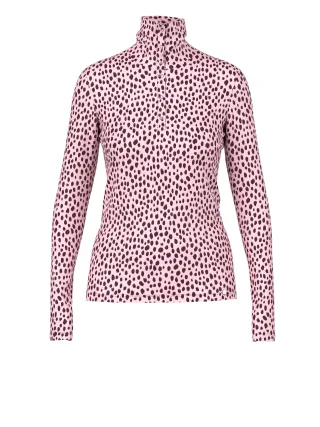 Marc Cain Collections - Langarmshirt im Punkte-Print chalk pink - Gr. - 38