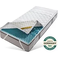 fan, Topper Softly XXL Plus, Topper 90x200, 140x200 cm und weitere Größen, 7 cm hoch, Kaltschaum, Kundenliebling, über 1500 positive Bewertungen >Made in Germany