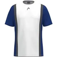 Head T-Shirt Club 25 Tech (feuchtigkeitsabsorbierend) 2025 weiss/royalblau Herren