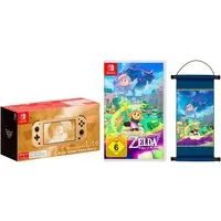 Nintendo Switch Lite – Hyrule-Edition + Zelda: Echoes of Wisdom + Zelda-Schriftrolle