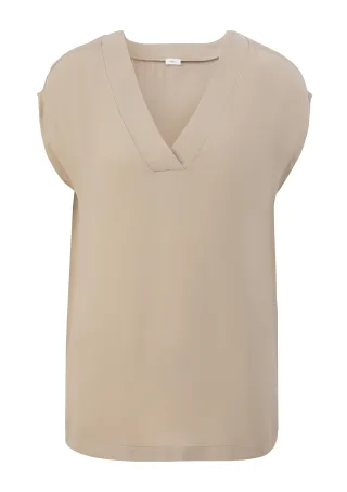 s.Oliver BLACK LABEL - Bluse beige - Gr. - 42