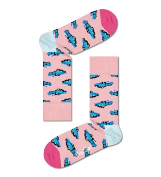happy socks - Cadillac Sock Rosa - Gr. - 38