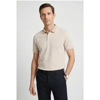 MARVELIS Poloshirt meliert, leicht tailliert