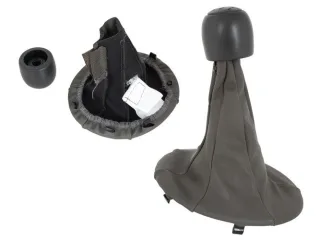 Schaltknauf Knauf + Schaltmanschette BRAUN 5-Gang für Fiat Panda ab 2003-