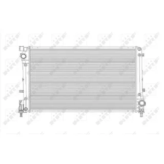 NRF Motork?hler gel?tet Abarth 500 500c 1,4