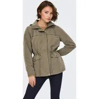 ONLY Parka ONLNEWSTARLINE SPRING JACKET CC OTW mit durchgehendem und verdecktem Reißverschluss